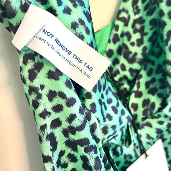 New Fame & Partners The Jami Dress | Leopard Mojito Size 4 - Picture 7 of 12